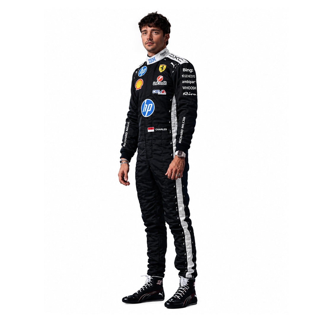 2026 Charles Leclerc Singapore GP F1 Racing Suit - Speedxgear