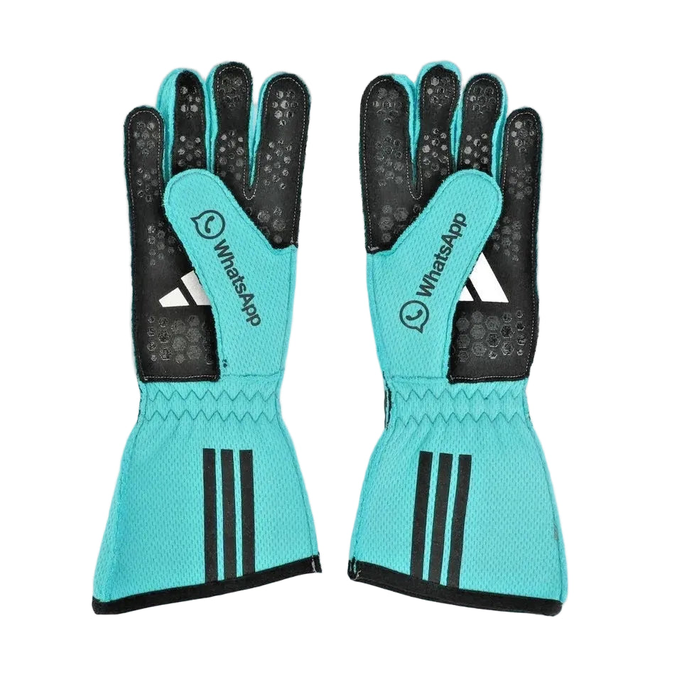 2026 George Russell Mercedes F1 Racing Gloves - Speedxgear