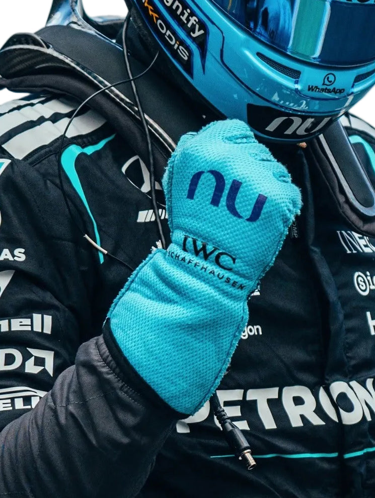 2026 George Russell Mercedes F1 Racing Gloves - Speedxgear