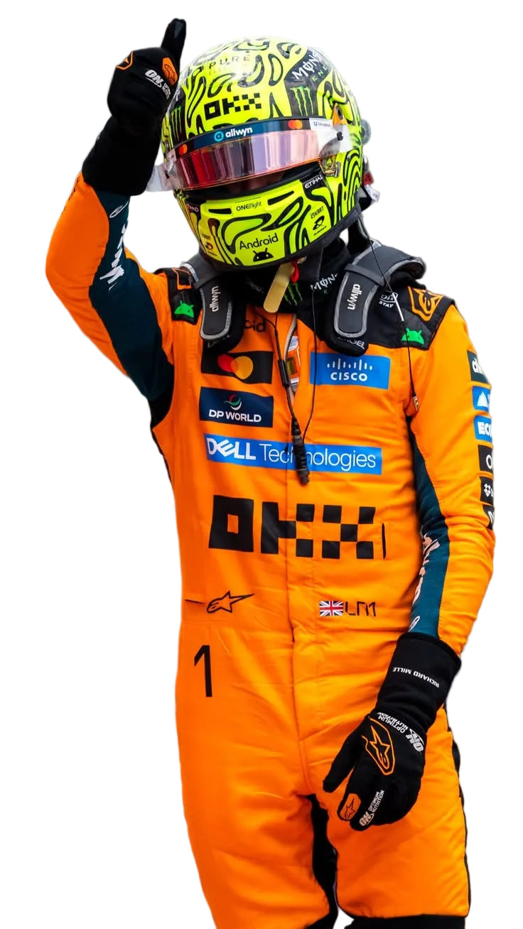 2026 Lando Norris McLaren F1 Racing Gloves - Speedxgear