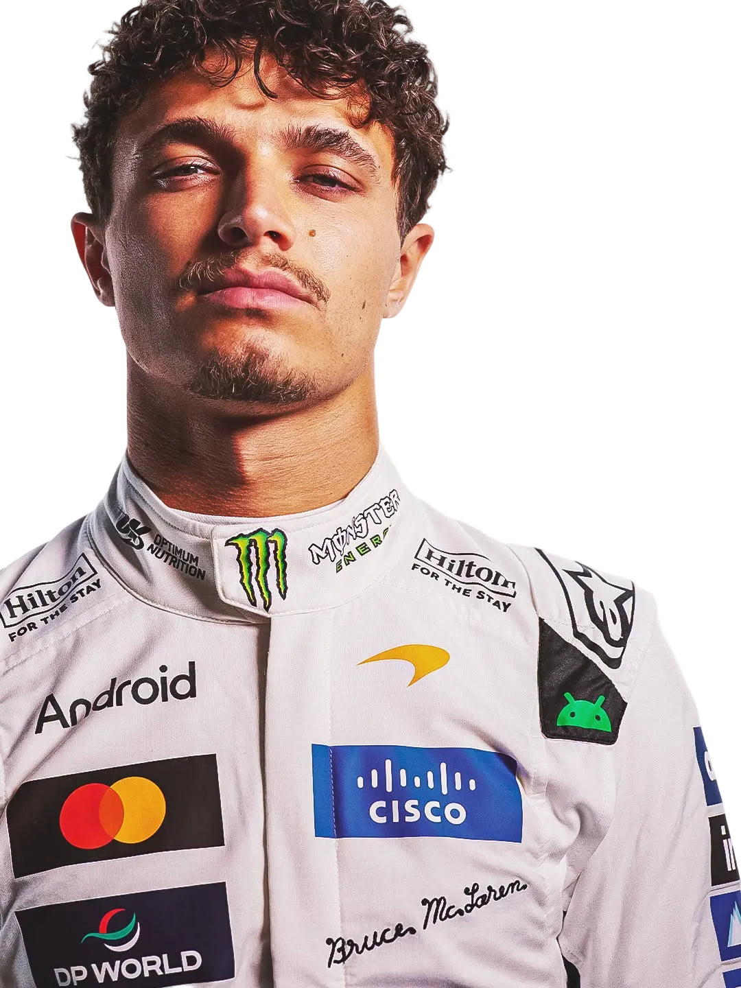 2026 Lando Norris & Oscar Piastri Special White Heritage British GP F1 Racing Suit - Speedxgear