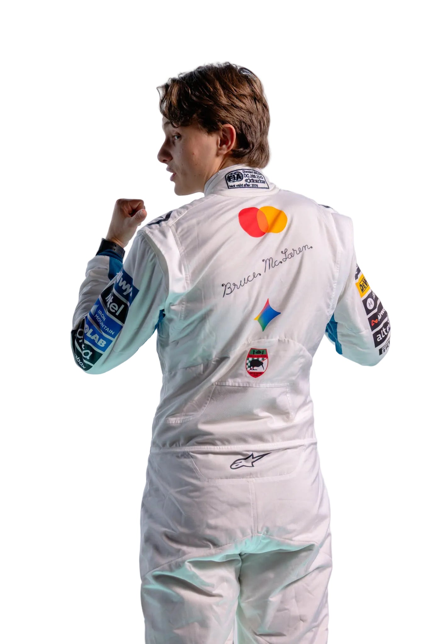 2026 Lando Norris & Oscar Piastri Special White Heritage British GP F1 Racing Suit - Speedxgear