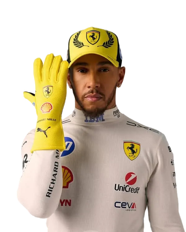 2026 Lewis Hamilton F1 Racing Gloves - Speedxgear
