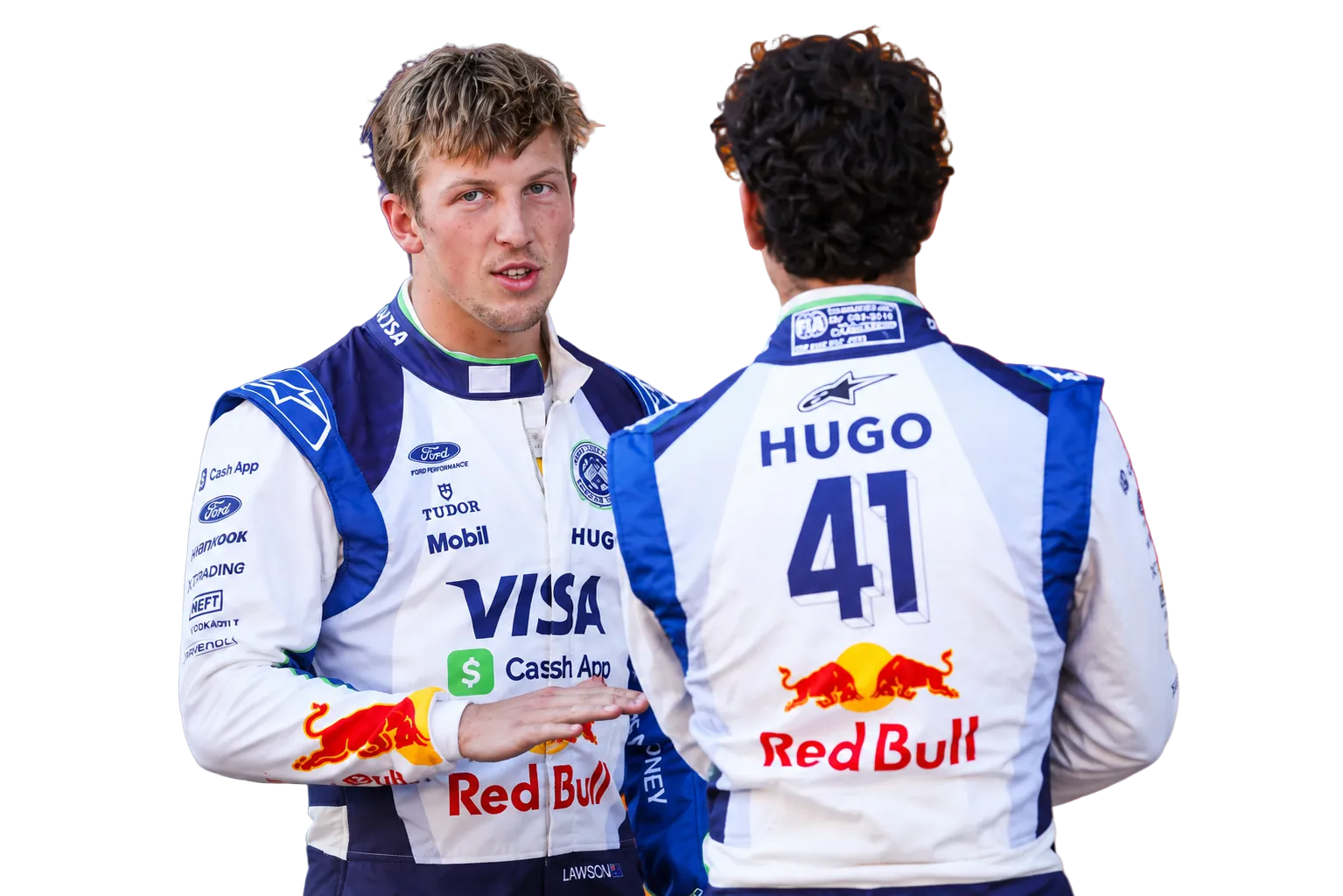 2026 Liam Lawson & Arvid Lindblad Barcelona GP F1 Racing suit - Speedxgear