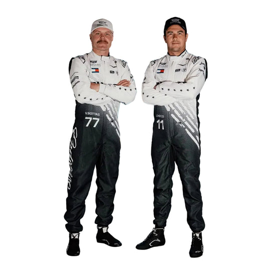 2026 Sergio Perez and Valtteri Bottas Miami GP F1 Racing Suit-Speedxgear