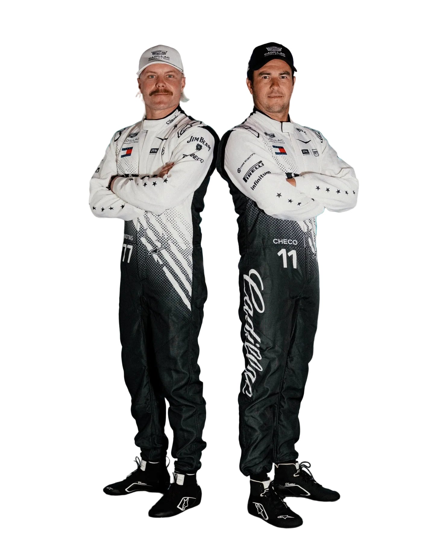 2026 Sergio Perez and Valtteri Bottas Miami GP F1 Racing Suit-Speedxgear