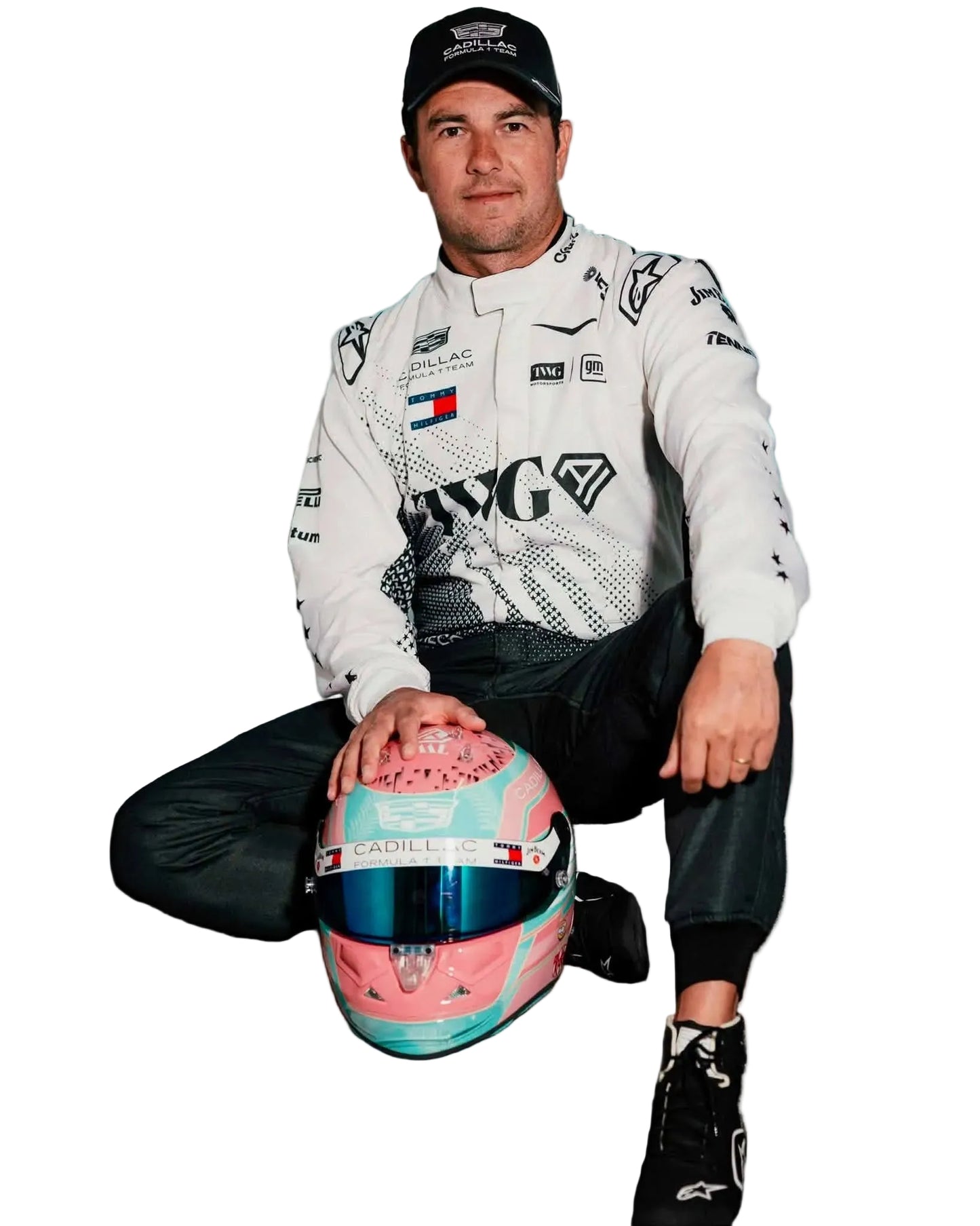 2026 Sergio Perez and Valtteri Bottas Miami GP F1 Racing Suit-Speedxgear
