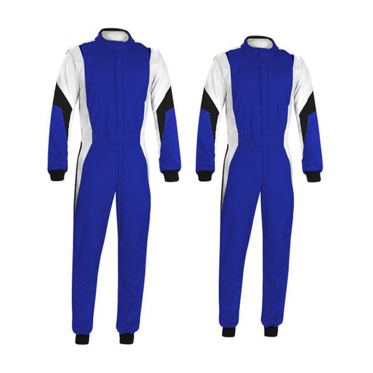 Blue / White Go-Kart Race Outfit SpeedX Gear