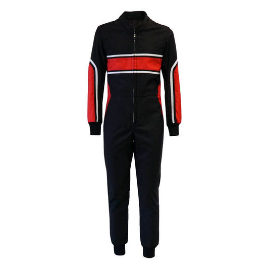 Go-Kart Car Driver Racing Costume - Black / Red SpeedX Gear