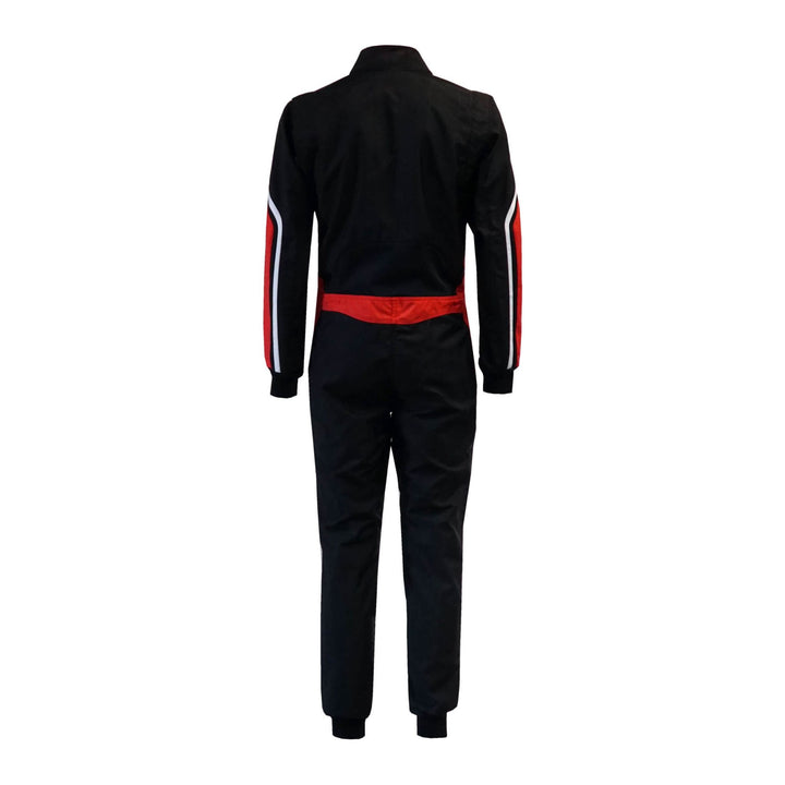 Go-Kart Car Driver Racing Costume - Black / Red SpeedX Gear