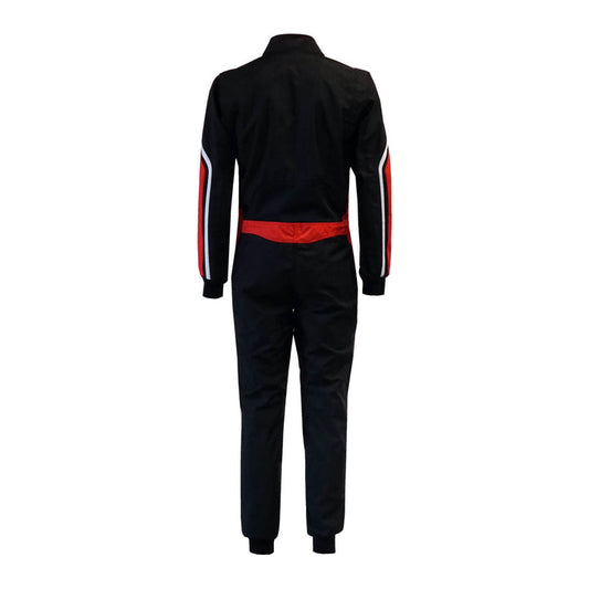 Go-Kart Car Driver Racing Costume - Black / Red SpeedX Gear