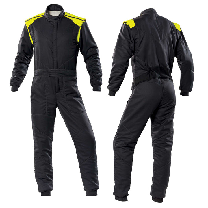 Black Go-Kart Car Driver Race Costume SpeedX Gear