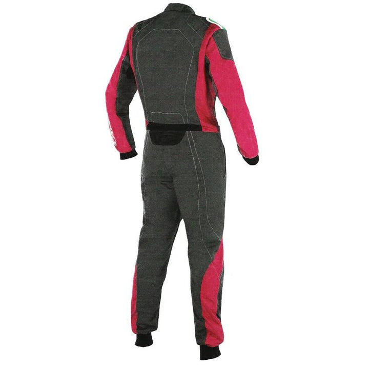 Black / Red Race Suit For Karting SpeedX Gear