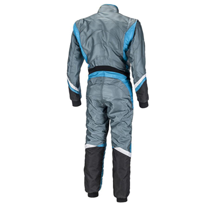Gray / Blue Go-Kart Driver Race Gear SpeedX Gear