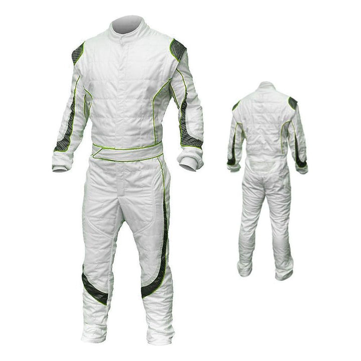 Karting Racing Outfit - White SpeedX Gear