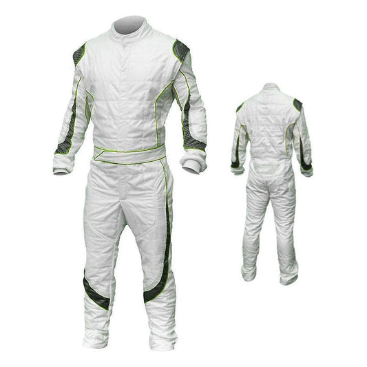 Karting Racing Outfit - White SpeedX Gear