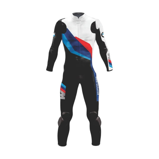 Alpino Ultra-BMW White Leather Motorbike Racing Suit SpeedX Gear
