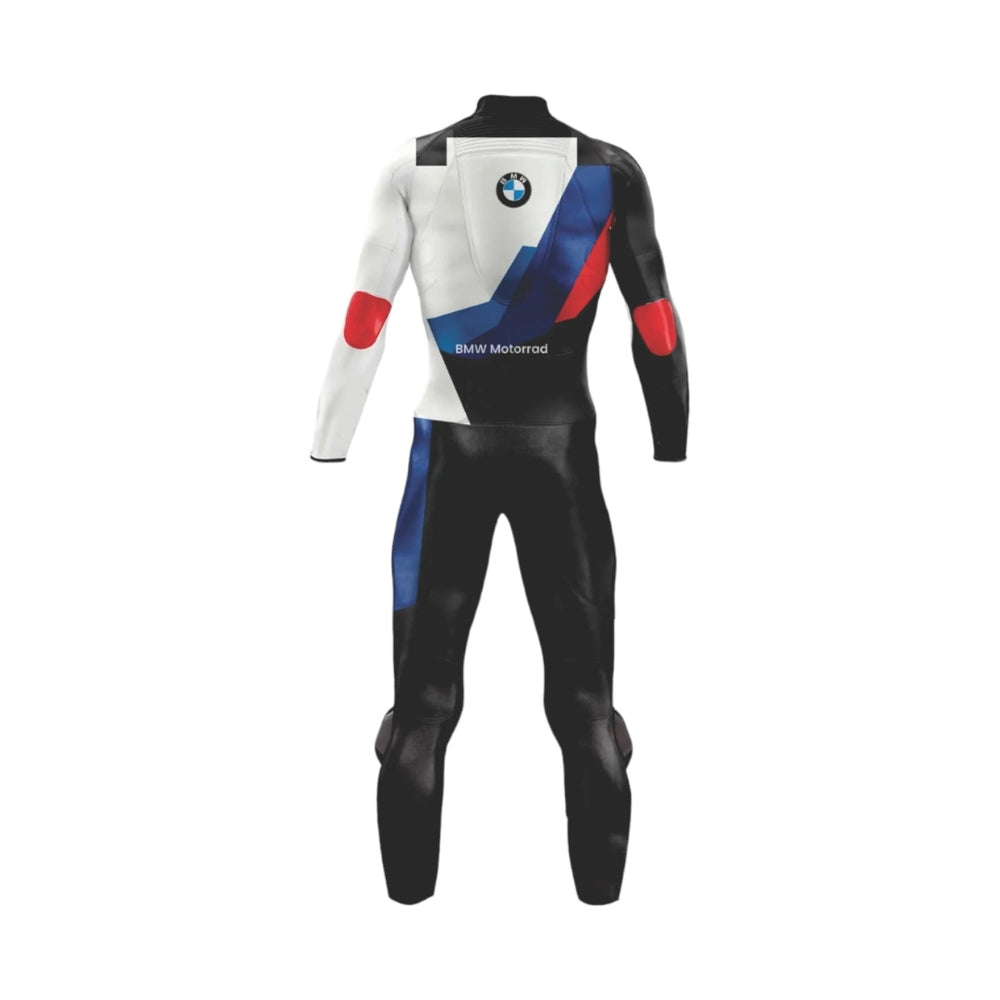 Alpino Ultra-BMW White Leather Motorbike Racing Suit SpeedX Gear