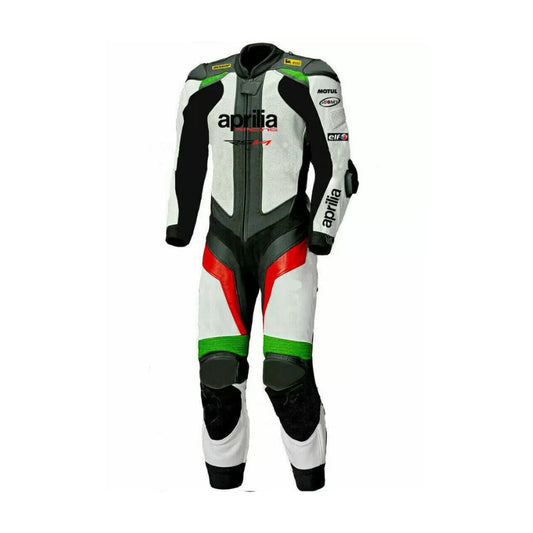 Aprilia RSV4 Motorbike Racing Leather Suit SpeedX Gear