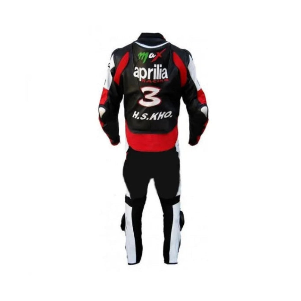 Aprilia Racing Motorbike Leather Suit SpeedX Gear