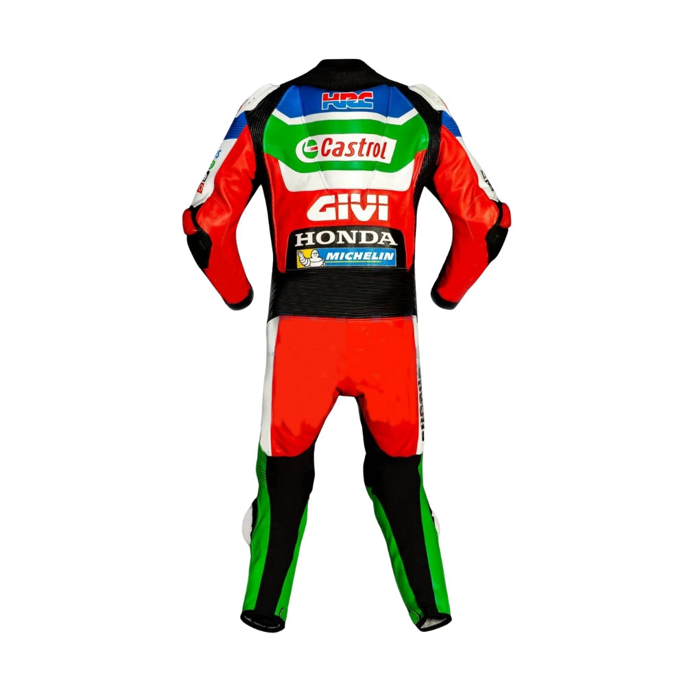 Castrol Motorcycle Leather Suit Alex Marquez Honda MotoGP 2021 SpeedX Gear