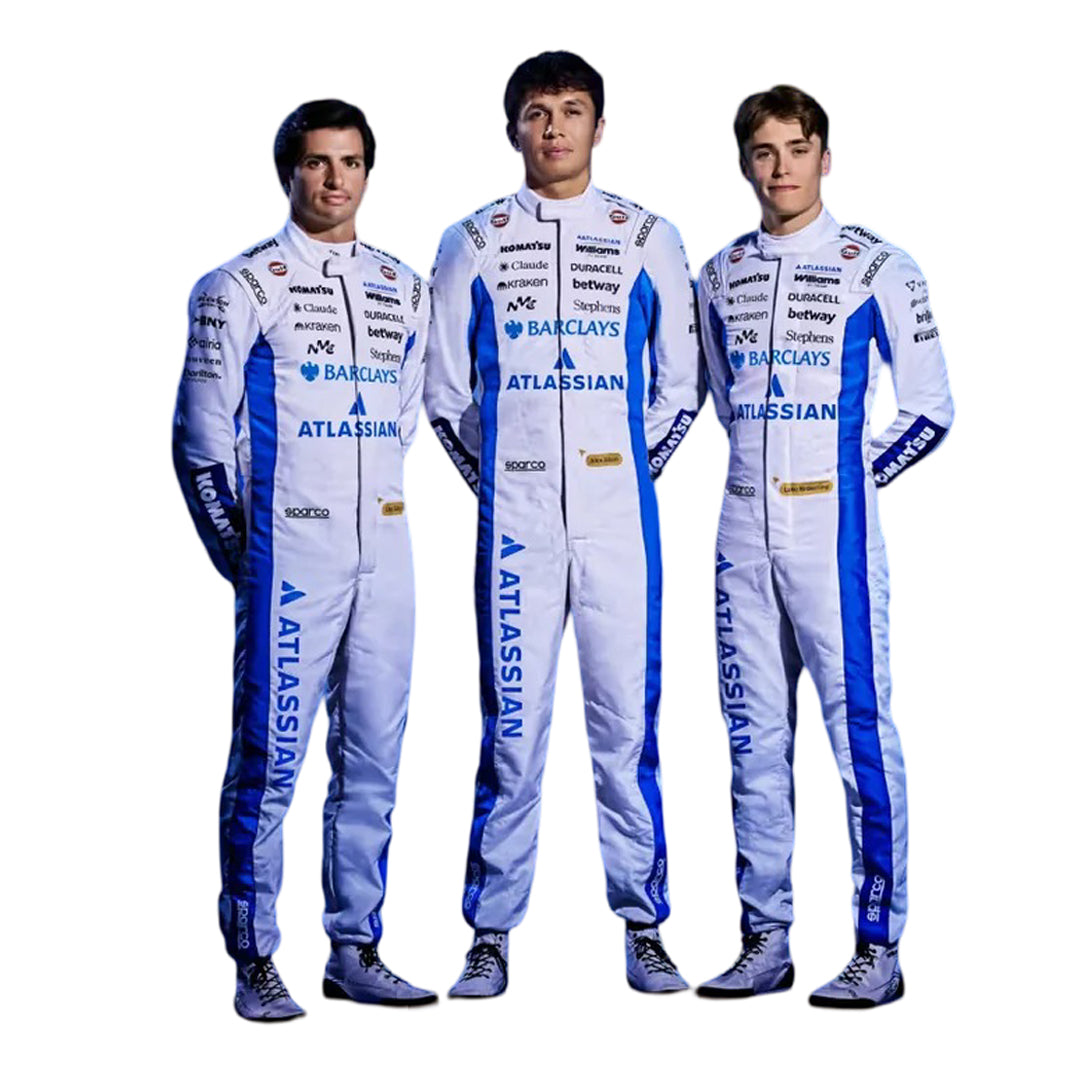 2026 Carlos Sainz Jr, Alex Albon & Luke Browning F1 Racing Suit-Speedxgear