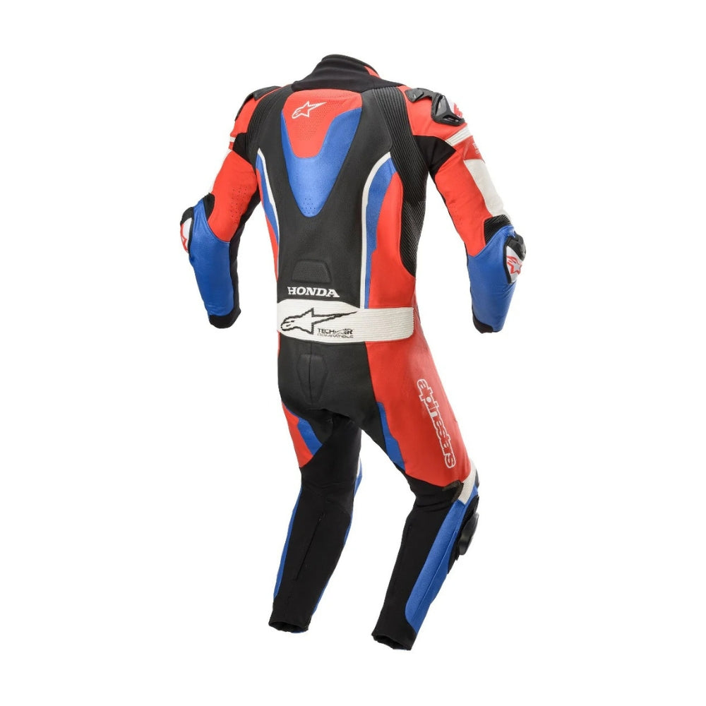Honda GP Pro V2 One-Piece Motorcycle Leather Suit SpeedX Gear
