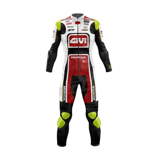 Honda GIVI Cal Crutchlow 2017 Motorcycle Racing Leather Suit SpeedX Gear