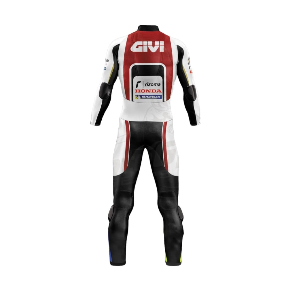 Honda GIVI Cal Crutchlow 2017 Motorcycle Racing Leather Suit SpeedX Gear