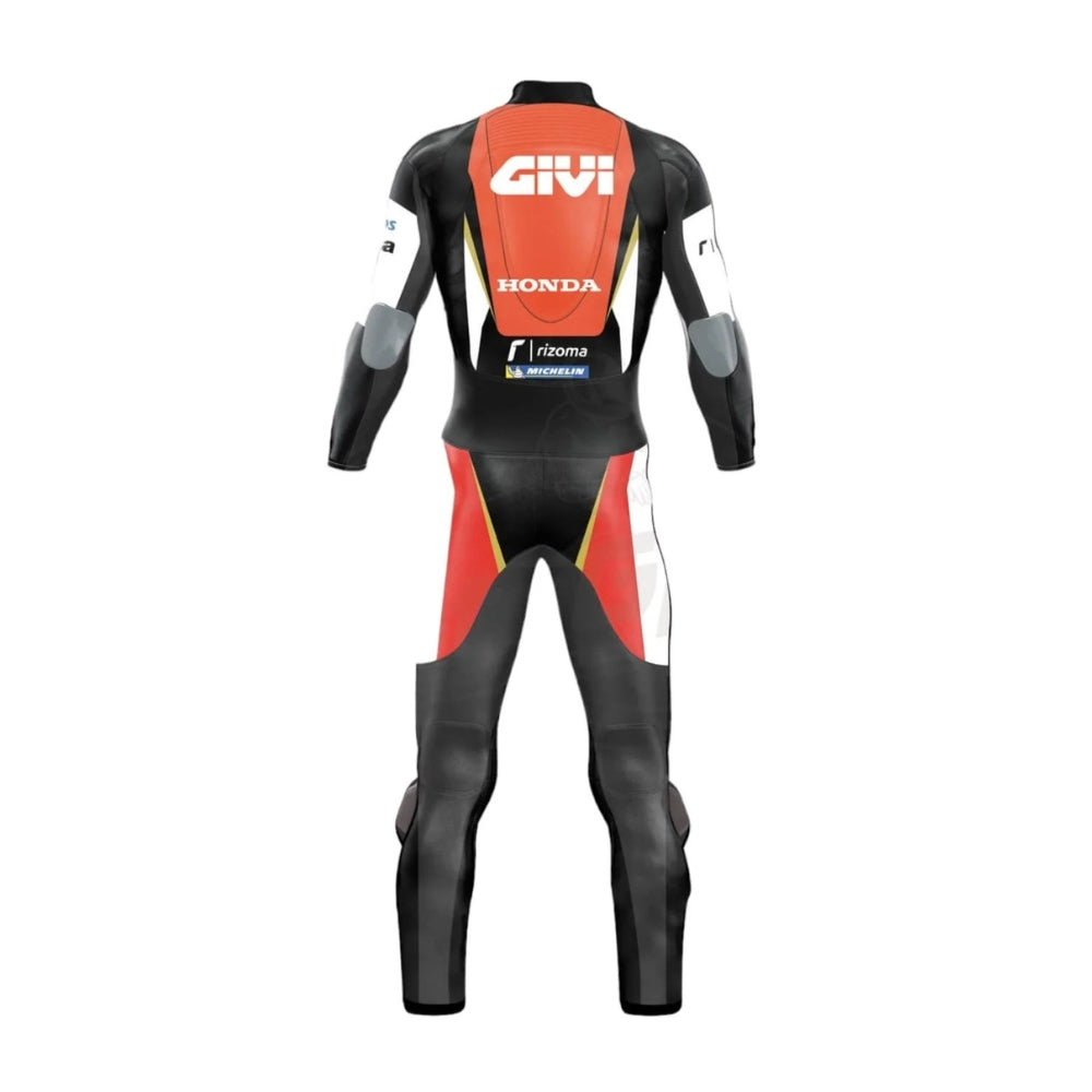Honda Givi Cal Crutchlow 2019 Motorcycle Leather Racing Suit SpeedX Gear
