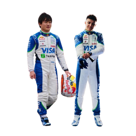 2025 F1 racing costume worn by Isack Hadjar And Yuki Tsunoda SpeedX Gear