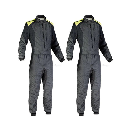 Karting Gray Cordura One Piece Race Suit SpeedX Gear