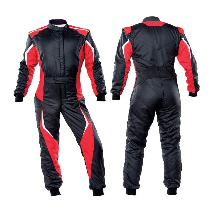 Red ,Black Custom Go Kart Racing Suit SpeedX Gear