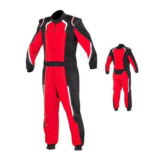 Black / Red Go-Kart Racing Wear Outfit SpeedX Gear