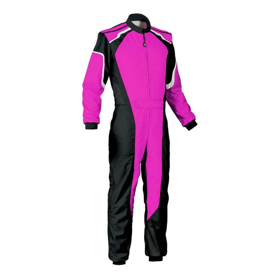 Medium Orchid & Black Go Kart Racing Suit SpeedX Gear