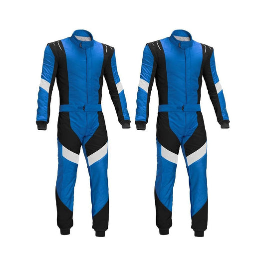 Blue Go-Kart Racing Cordura One Piece suit SpeedX Gear