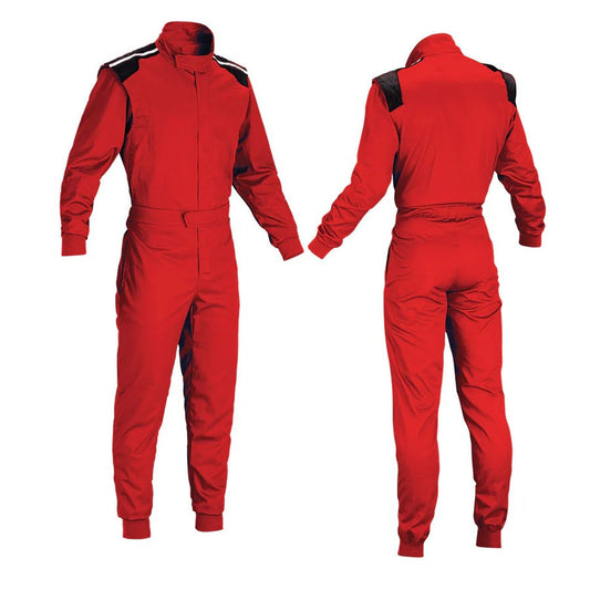 Go Kart Red Racing Suit SpeedX Gear