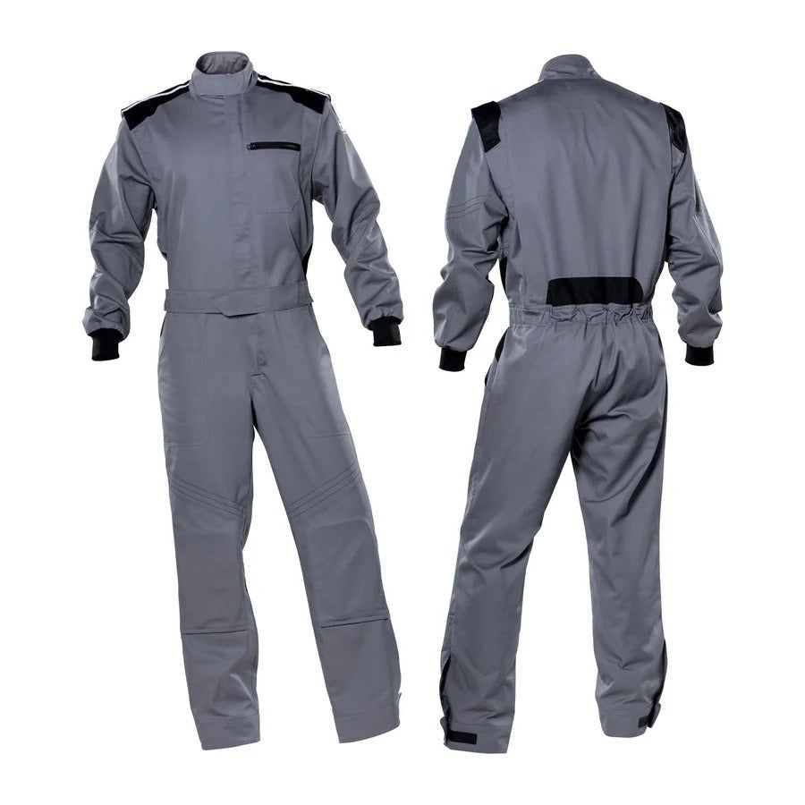 Go Kart Gray Custom Racing Suit SpeedX Gear