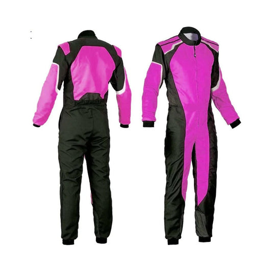 Medium Orchid & Black Go Kart Racing Suit SpeedX Gear