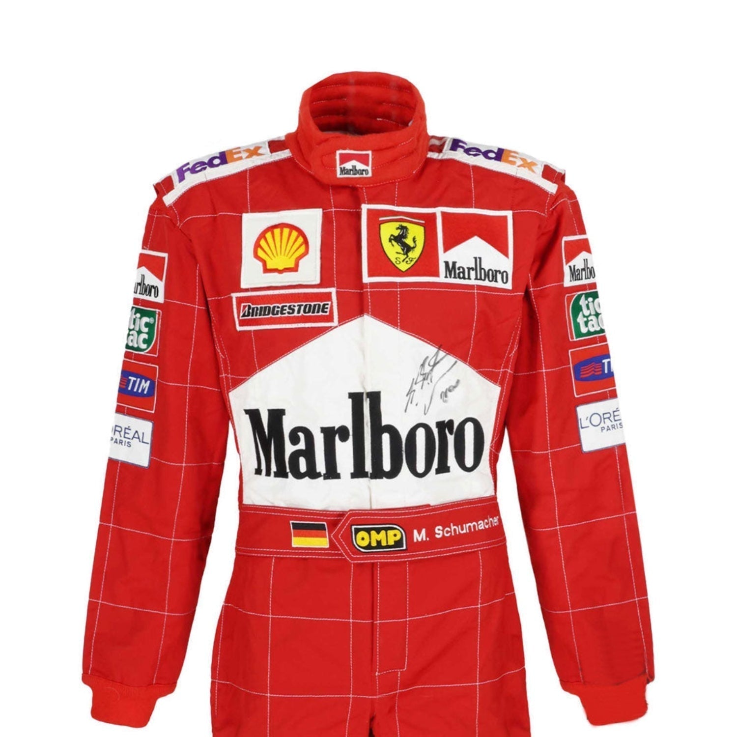 2002 Michael Schumacher F1 Racing Suit SpeedX Gear