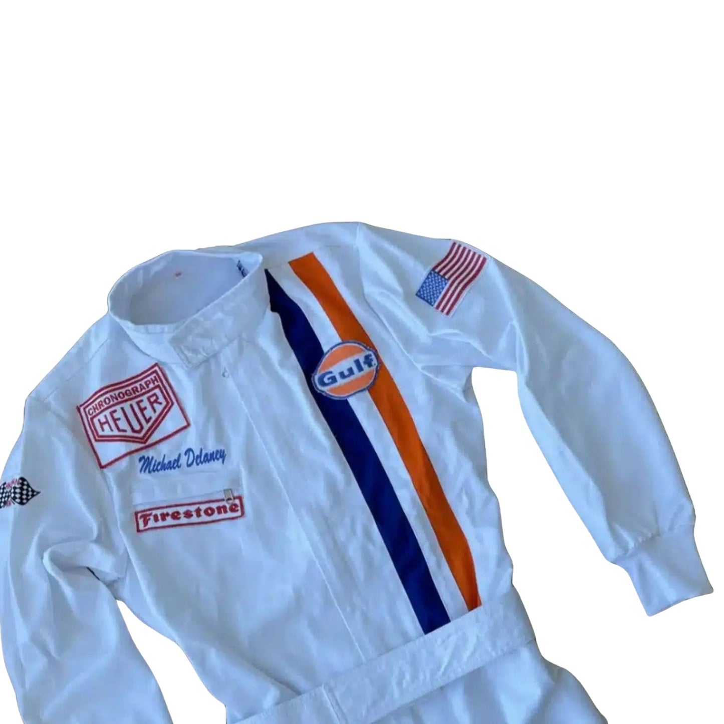 Michael Delaney Steve McQueen Le Mans 1971 F1 Racing Suit SpeedX Gear