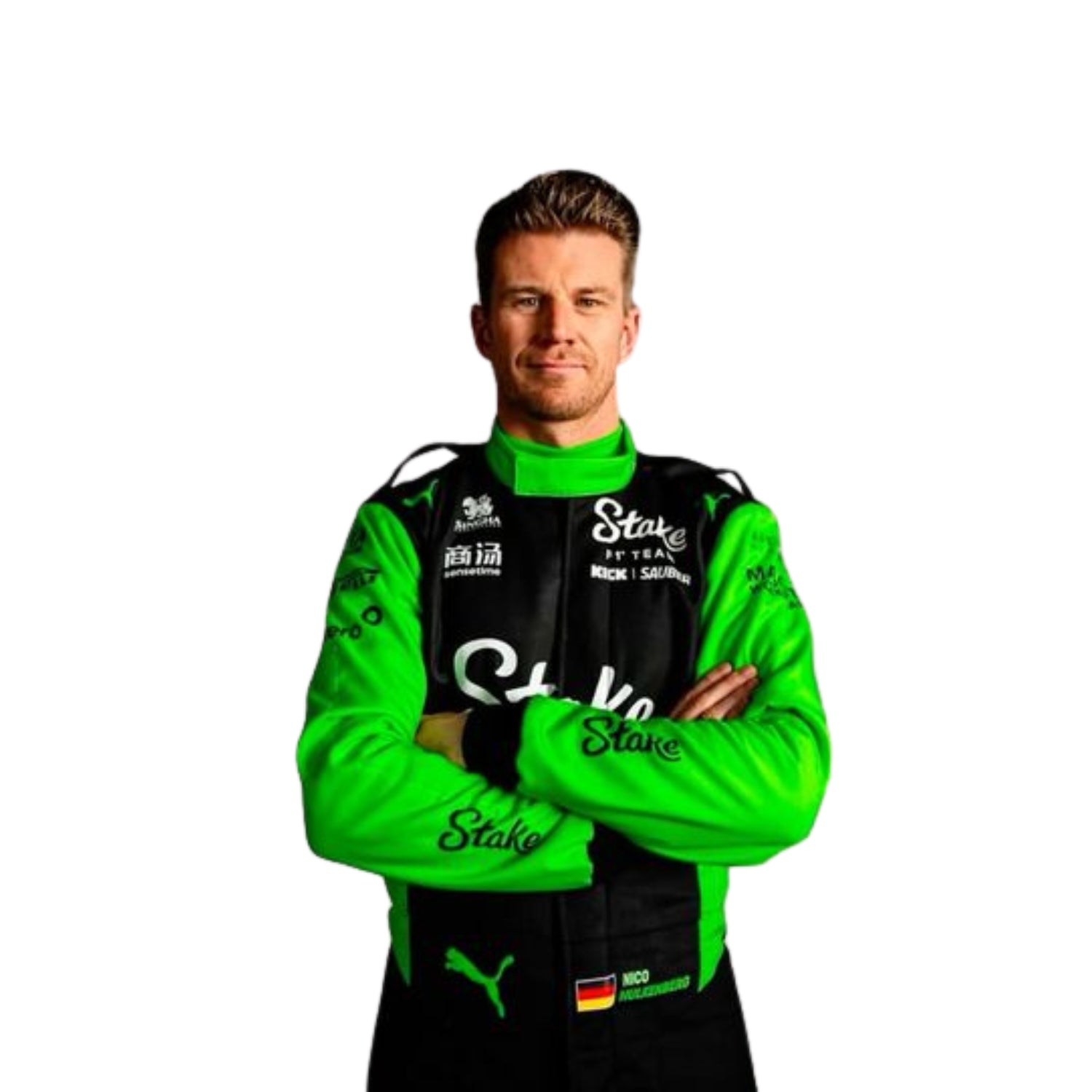 Close-up of Nico Hülkenberg's for the 2025 season, highlighting its unique design elements.
