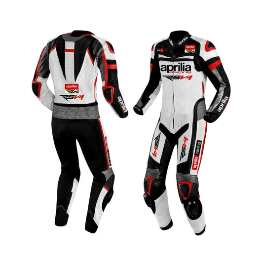 RSV4 Aprilia Motorcycle Racing Leather Suit SpeedX Gear