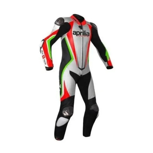 Aprilia Motorcycle Leather Racing Suit SpeedX Gear