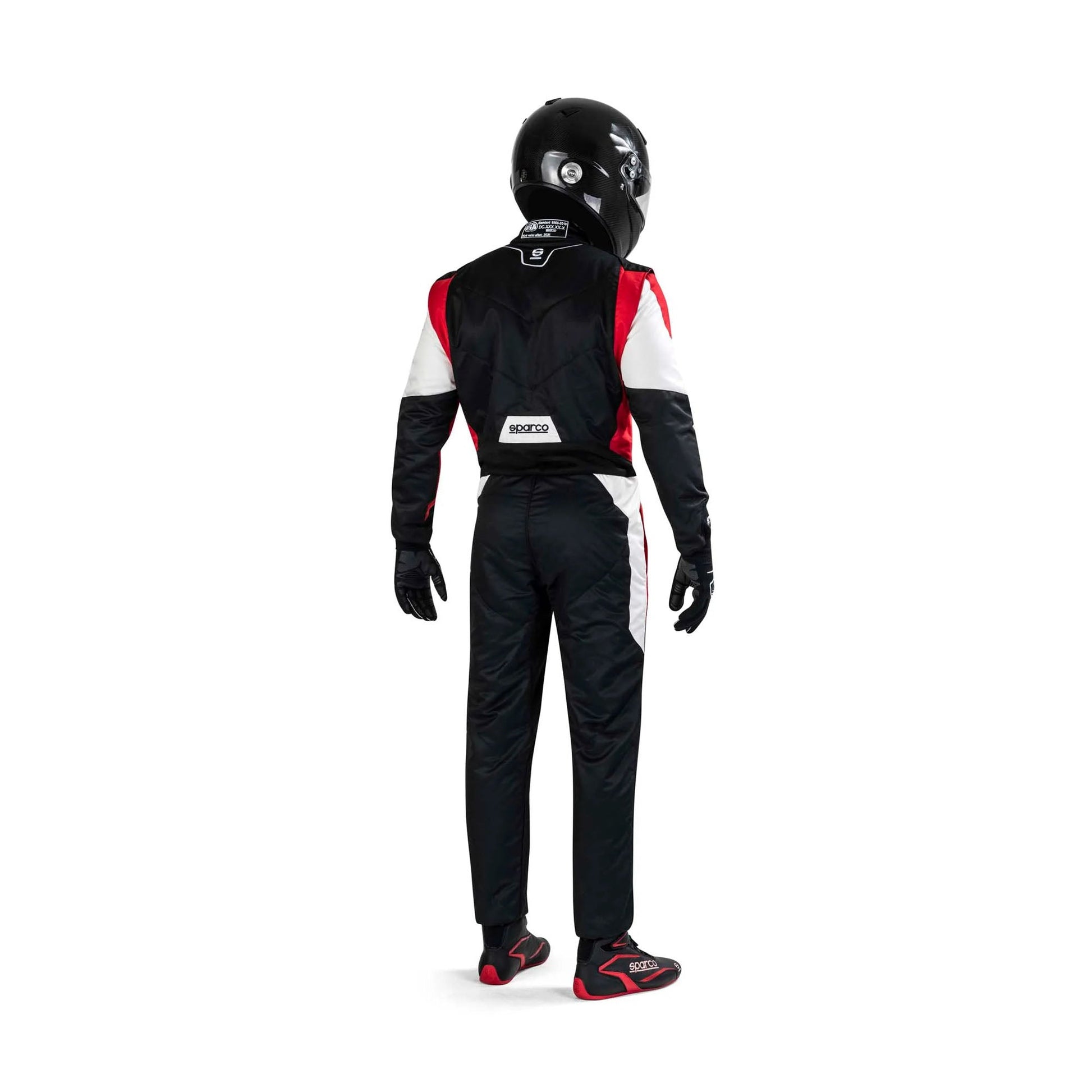 Black / Red Sparco Race Costume SpeedX Gear