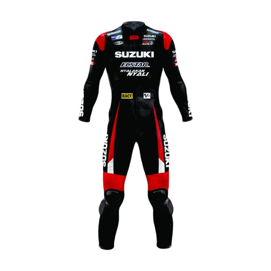 Suzuki Aleix Espargaro 2016 GSX-R Leather Motorcycle Suit SpeedX Gear