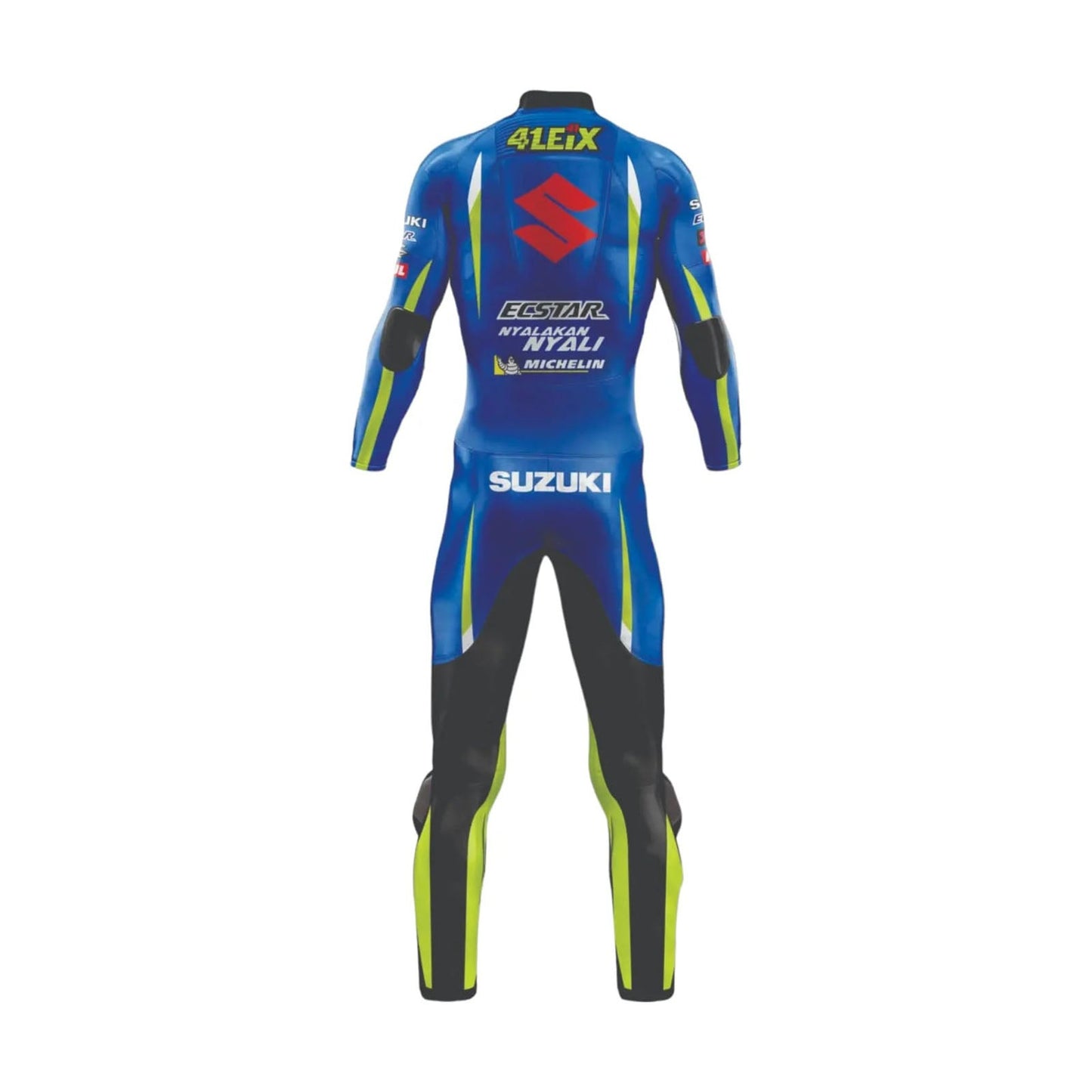 Suzuki Aleix Espargaro 2016 GSXR Leather Motorcycle Riding Suit SpeedX Gear