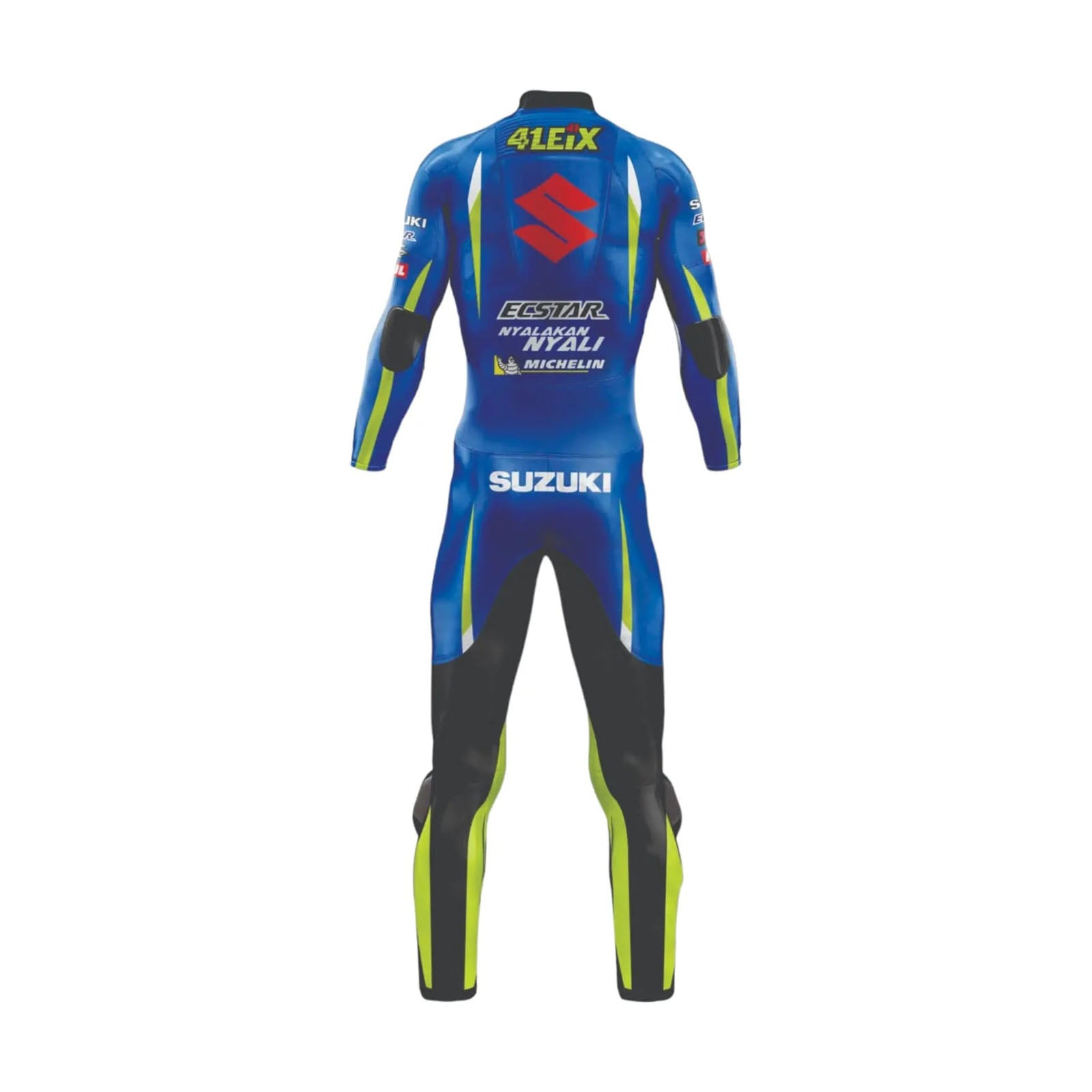 Suzuki Aleix Espargaro 2016 GSXR Leather Motorcycle Riding Suit SpeedX Gear