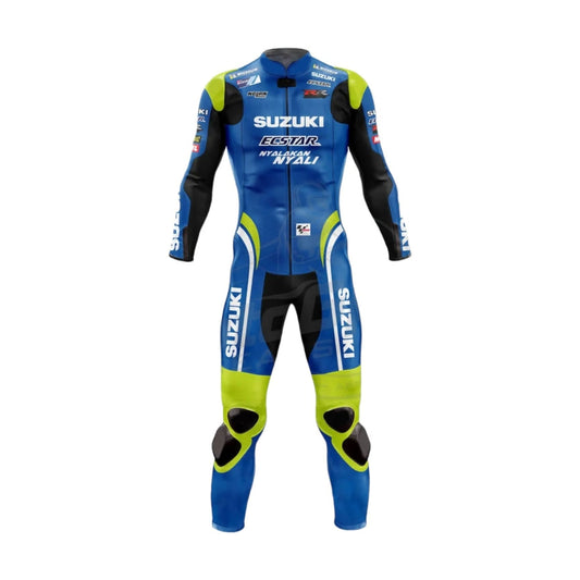 Suzuki Alex Rins 2018 Motorcycle Race Leather Suit SpeedX Gear