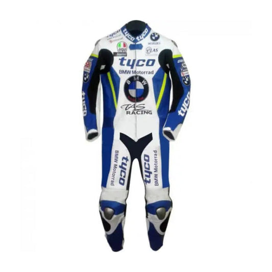 BMW Motorrad Tyco Racing Team Motorcycle Leather Suit SpeedX Gear